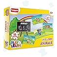 Funskool - Play & Learn-Animals,Educational,16 Pieces,Puzzle,for 3 Year Old Kids and Above,Toy,Multicolor