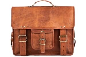 Berliner Bags Vintage Skórzana torba na ramię Berlin, teczka na laptopa dla mężczyzn i kobiet