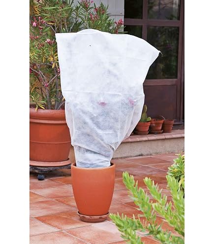 Sosayet Voile Hivernage Plante, Lot De 3 Housse Hivernage Plante Cordon De Serrage Et Zipper