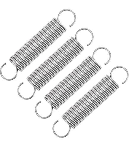 5 Stück Spannfeder Zugfeder Mit Haken 70mm - Draht 1,2mm Außendurchmesser 6mm