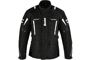 BÜCHII Buchii Motorcycle Jacket Motorbike Jacket Heavy Duty Cordura 600D Waterproof jacket Hi Vis Full Body Protective CE Armoured Winter Summer Biker Jacket motorbike jackets for men