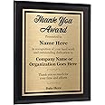 Awards4U Thank You Award Plaque 8X10 Personalized Gift For Employee Appreciation And Recognition For Co-Worker, Family Or Friend - Customize Now