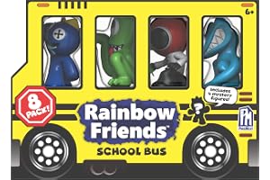 Rainbow Friends - Minifigur 8-pack – skolbuss