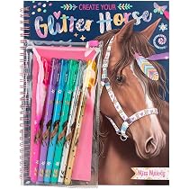 Depesche 12109 Miss Melody Glitter Gel Pen Set in Transparent Pouch