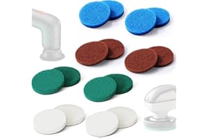 SHNMINEU 16 Pezzi di spazzole elettriche per la pulizia compatibili con la Spazzola Elettrica UniversalBrush Bosch Home and Garden 6033, adatte alle spazzole per la pulizia a batteria