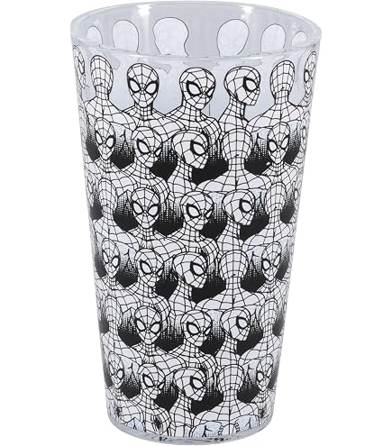 8 Dessous De Verre Spider-Man Officiel - Marvel Comics - Protection Tables Et Décoration - Cadeau Fan Super-Héros