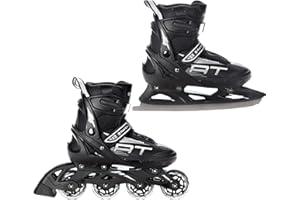 ‎RAVEN Raven Verstellbare 2in1 Inlineskates-Schlittschuhe Profession - Kugellager Abec7 - SAS - Shock-Absorbing-System - Dreifach Schaum - Triple-Vent-System