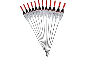 SRG POLE FLOATS 12 x Assorted Pole Floats (Pack 303R12)