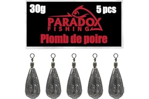 Paradox Fishing lot Plomb Peche 5g à150g I 10g 15g 20g 25g 30g 40g 50g 60g 80g 100g 120g 150g I sinkers Carpe Plomb
