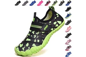 Lvptsh Chaussures Aquatiques Enfants Garçons Filles Chaussures d'eau pour Plage Séchage Rapide Pieds Nus Piscine Surf Sport Aquatique