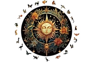 WHJSG Holzpuzzle Erwachsene, 200 Teile Holzpuzzle Tiere füR Erwachsene und Kinder, Einzigartiges Tierform Puzzle, Puzzles für Erwachsene und Kinder