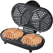 Wilfa TRADITION DOUBLE wafelijzer - wafelplaat met 16 cm diameter, 1.200 watt en signaallicht, wit