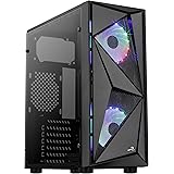 Aerocool GLIDERCOSMO, Case per PC, 2 Ventole FRGB, Finestra Laterale, Griglia