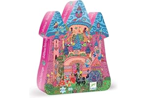 Djeco- Puzzle Castello delle fiabe, Multicolore (DJ07246)