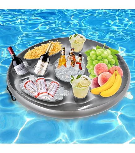 Ananas 7 Trous Porte Gobelet, yisight Bar Flottant pour Piscine, Bar