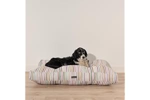 Dear Friend | Cama Perro 90x70x12 Gruesa y Acolchada 100% Algodón con Acabado Antimanchas - Cama Perro Antipelos, Trapo Húmedo y Desaparecen Manchas, Relleno Confortable, 100% Made in Spain