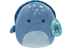 Squishmallows SQCR04118 - Truman die Blaue Lederschildkröte 19 cm, offizielles Kelly Toys Plüsch, superweiches Kuscheltier