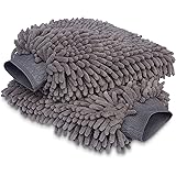 Amazon Basics Deluxe Microfiber Car Wash Mitt (2 Pack)