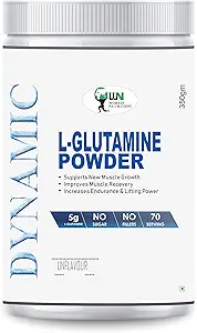 WN WORLD NUTRITION Micronized L-Glutamine Powder | Unflavored (350 gm)