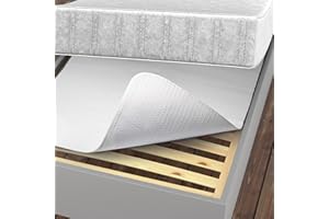 ‎LILENO HOME LILENO HOME Matratzenunterlage 140x200 cm - Lattenrost Matratzenschoner mit Noppen - Noppen Antirutschmatte für Matratze und Boxspringbett - Antirutsch Lattenrostschoner durch Matratzen Unterleger