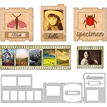 Matrices De Découpe GLOBLELAND - Cadre Projecteur Et Billets Cinéma En Métal Pour Scrapbooking