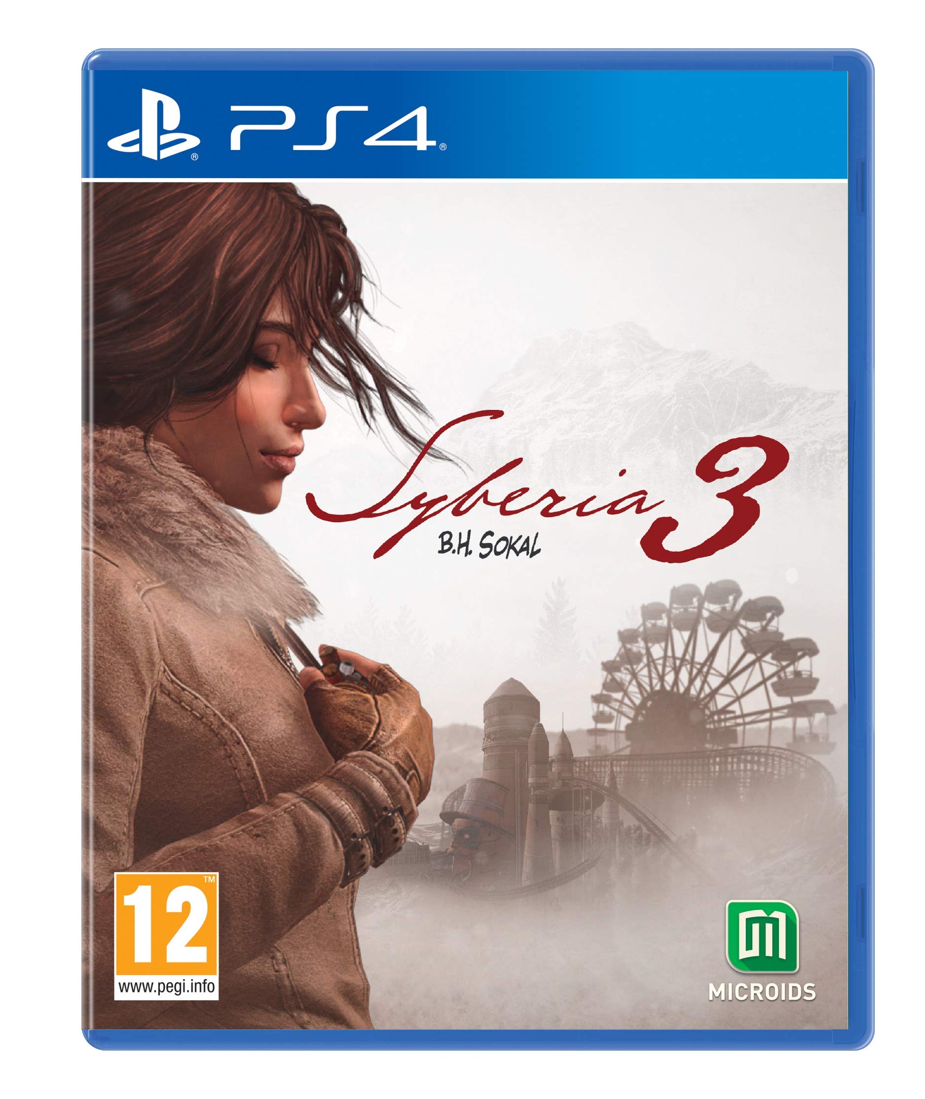 Carátula de Syberia 3 - Replay para PS4 (edición PAL España)