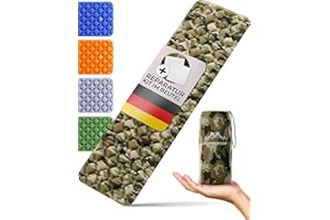 Alpenwert® Materassino isolante per esterni [piccolo ingombro & ultraleggero] materasso ad aria perfetto per campeggio, escursionismo, zaino in spalla UVM. - Tappetino gonfiabile