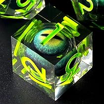 Dragons - Set di Dadi (Perlato Verde / Oro