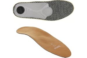 Bama Comfort Primus Extra wkładka, anatomicznie ukształtowana, prawdziwa skóra, unisex, brązowy/srebrny/czarny, brązowy, 46 EU