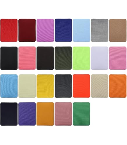 Opstrijkbare Patches, 26 Stuks Kleurrijke Kleding Twill Stof Patch Stickers Opstrijkbare Patches Voor Kinderen Volwassenen