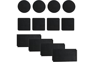 Lyqaq Rug Gripper for Carpeted Floor - 16 Pcs Non Slip Rug Stickers Grippers, Washable Reusable Carpet Sticky Grips to Stop Rug Slipping, Secures Rugs & Flattens Corners for Sofa/Car Boot