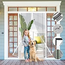 Magnet-Fliegengitter Für Türen – Selbstschließend, Ohne Bohren, 115x255 Cm Insektenschutz Für Balkon & Wohnzimmer
