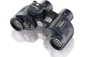 STEINER marine binoculars Navigator 7x30c - HD stabilized compass, German quality optics, open bridge, 5m waterproof, compact, for spontaneous sailing trips or when going ashore