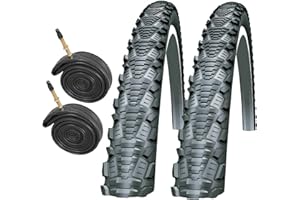 Schwalbe CX Comp 700 x 38c Bike Tyres with Presta Tubes (Pair)