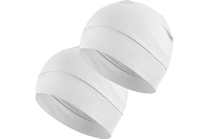 EINSKEY Cappello Cotone Uomo Donna Leggero Traspirante Skull cap Multifunzione Copricapo Berretto per la Notte, Casco Moto, Bici, Chemioterapia
