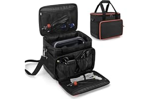 Trunab Torba podróżna kompatybilna z Jackery Portable Power Station Explorer 500, etui do przechowywania z wodoodpornym dnem i przednimi kieszeniami na kabel do ładowania i akcesoria