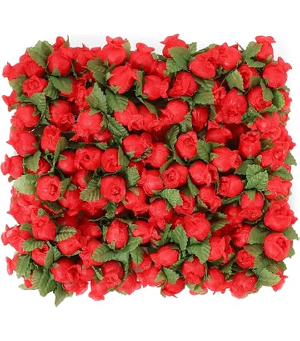 Fiori Di Stoffa PATIKIL 3cm Piccoli Fiori A Nastro, 50pz Fiori In Nastro Di Raso Mini Fiori Stoffa P 766340