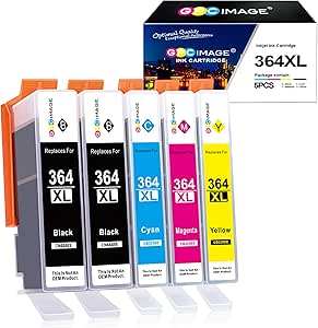Inchiostro Non Originale 4 Cartucce Inchiostro HP 364XL CMYK Compatibili Per Photosmart 5520 6510 7520 Non N 969369