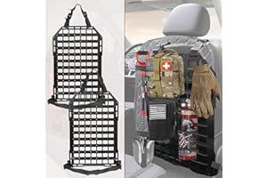DJJUAJK 2 Stück Molle Panel Auto 58cm*36cm Molle Rücksitz Rückenlehnen Organizer Taktisch Lagerung Abs-Kunststoff Umweltfreundlich und Vielseitig