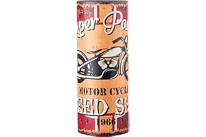 Rebecca Mobili Umbrella Holder Umbrella Rack Mdf Fabric Yellow Motorcycle Urban Entrance Home - 49 x 20 x 20 cm (H x W x D) - Art. RE4832