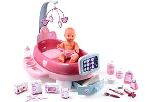Smoby - 7/024223 - Poupée - Nursery Electronique + Poupon Baby Nurse