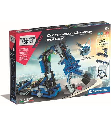 Clementoni Galileo Technologic - Helikopter & Airboat Bausatz, über 130 Teile