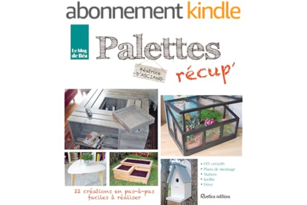 Palettes récup': 22 créations en pas-à-pas faciles à réaliser (ESPRIT RECUP')