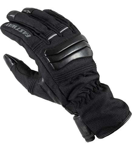 Vanucci VAG-1 Motorradhandschuhe Damen & Herren, Touchscreen Geeignet, Motorrad Handschuhe Wasserdicht, Winddicht & Atmungsaktiv, Oberhand Textil, Unterhand Ziegenleder, mit Visierwischer, XXL Auto & Motorrad