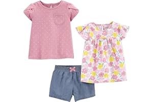 Simple Joys by Carter's Set da Gioco in 3 Pezzi Bimba e Bambina