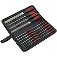Draper Redline 68904 File Set (16-Piece), Red/Black