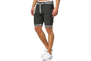Indicode Herren Acton Chino Shorts aus Baumwolle | Bermudas Herrenshorts für Männer