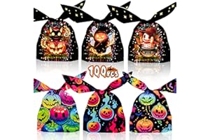 CSYY Zestaw torebek prezentowych na Halloween, piękne uszy królika, torebki na słodycze na Halloween, imprezy Halloween, imprezę taneczną, cosplay, torebki na urodziny dziecka