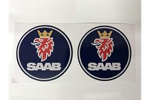 SBD DECALS 2 calcomanías SAAB de SBDdecals.com (3 pulgadas)