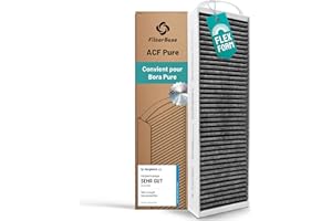FilterBase® Filtre à charbon actif compatible avec le filtre Bora Pure PUAKF | Filtre à charbon de haute qualité pour votre plaque de cuisson PURU ou PUXU avec circulation d'air